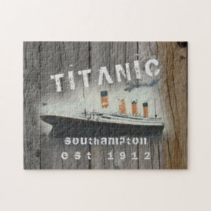 Quebra-cabeça Titanic Rustic Família Personalizada
