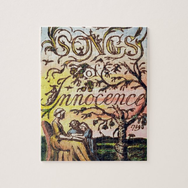 Quebra-cabeça Titlepage 'das canções da inocência e de Experien (Vertical)