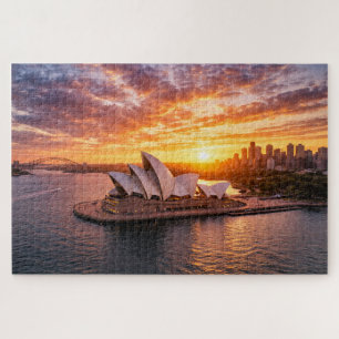 Quebra-cabeça Título Fotografia Aérea da Casa de Ópera de Sydney