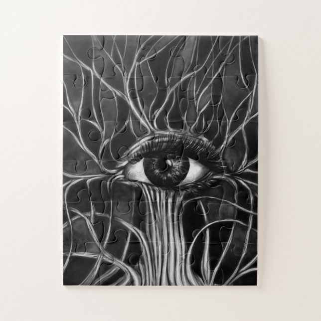 Quebra-cabeça Todas Vendo Árvore de Olhos (Vertical)