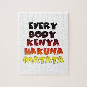 Quebra-cabeça Todos Quênia Hakuna Matata