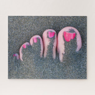 Quebra-cabeça TOES VERMELHOS 16x20 POLEGADAS