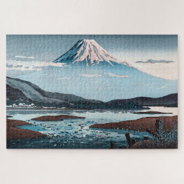 Quebra-cabeça Tokaido Fujikawa por Tsuchiya Koitsu
