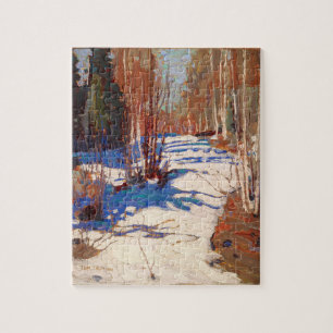 Quebra-cabeça Tom Thomson Painting Path Atrás de Mowat Lodge