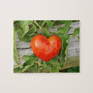 Quebra-cabeça Tomate em forma de coração