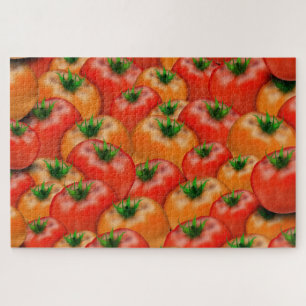 Quebra-cabeça Tomates Padrão Desafio de Duro Impossível