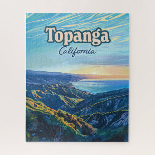 Quebra-cabeça Topanga California Canyon Los Angeles Vintage