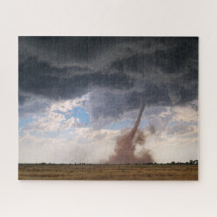 Quebra-cabeça Tornado Empoeirado e Nuvens Siniestras no Novo Méx