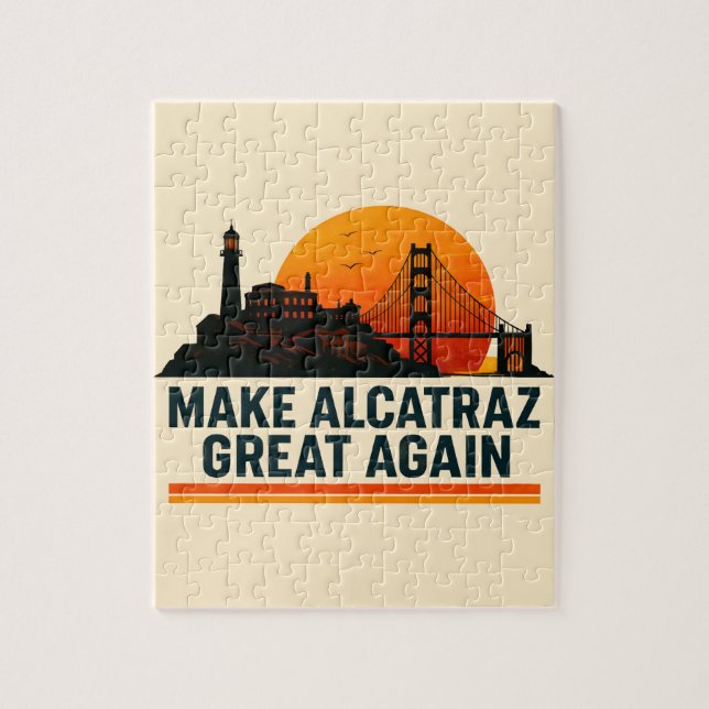 Quebra-cabeça Torne O Excelente Alcatraz Engraçado Novamente (Vertical)