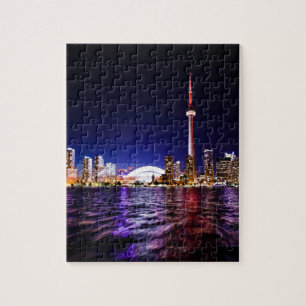 Quebra-cabeça Toronto Night Skyline