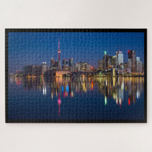 Quebra-cabeça Toronto, Ontario, Canada Skyline Jigsaw Puzzle