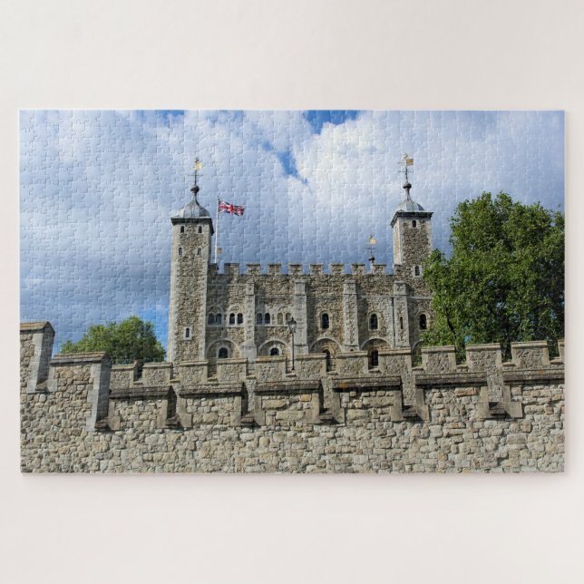 Quebra-cabeça Torre branca - Torre de Londres - 20x30 polegadas (Horizontal)