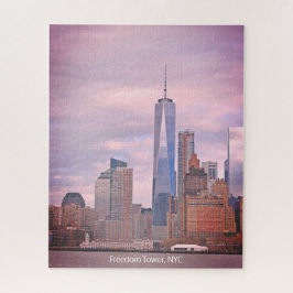 Quebra-cabeça Torre da Liberdade Manhattan Paisagem da Cidade de