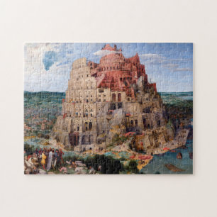 Quebra-cabeça Torre de Babel, Pieter Bruegel, o Velho, 1563