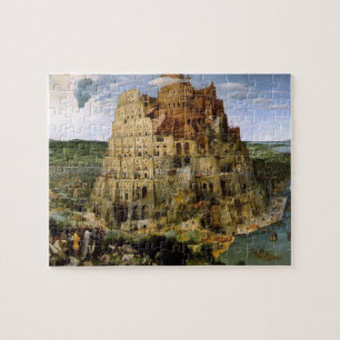 Quebra-cabeça Torre de Babel por Brueghel