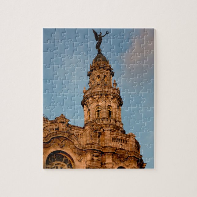 Quebra-cabeça Torre de edifício antigo, Havana, Cuba (Vertical)