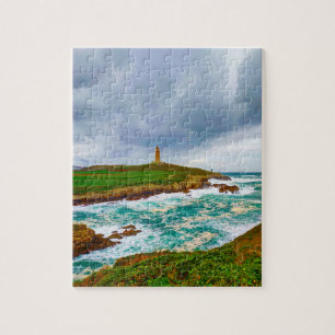Quebra-cabeça Torre De Hércules, Uma Coruna, Espanha