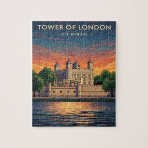 Quebra-cabeça Torre de Londres ao pôr do sol