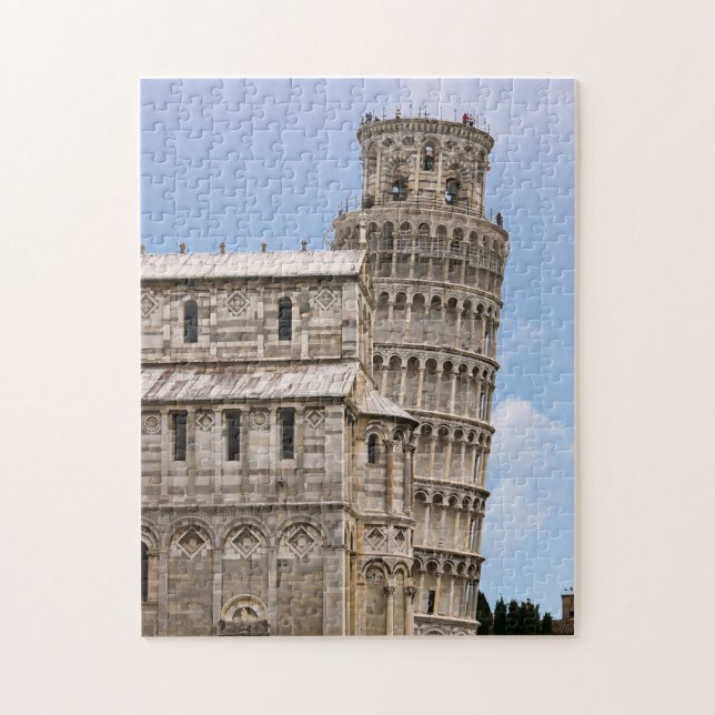 Quebra-cabeça Torre de Pisa e Catedral - Pisa, Itália (Vertical)
