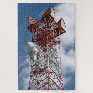 Quebra-cabeça Torre de telecomunicações micro-ondas