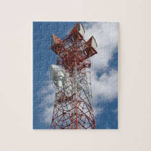 Quebra-cabeça Torre de telecomunicações micro-ondas