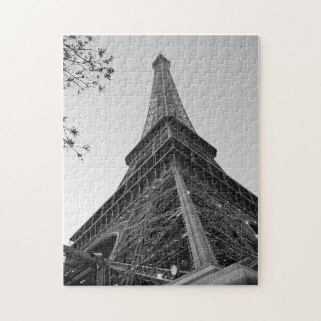 Quebra-cabeça Torre Eiffel b/w (Vertical)