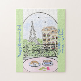 Quebra-cabeça Torre Eiffel de Paris Caprichosa APOSENTADORIA