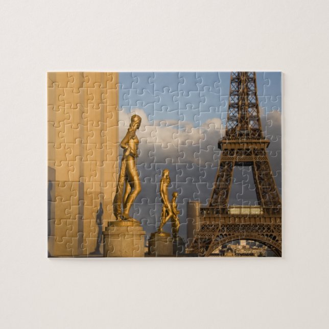 Quebra-cabeça Torre Eiffel do Palácio de Chaillot, Paris, (Horizontal)