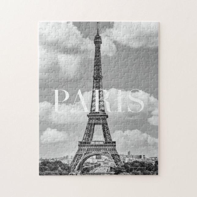Quebra-cabeça Torre Eiffel em Paris, França (Vertical)