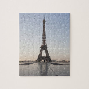 Quebra-cabeça Torre Eiffel no crepúsculo, Paris, Ile-de-France,