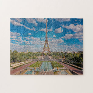 Quebra-cabeça Torre Eiffel Paris.