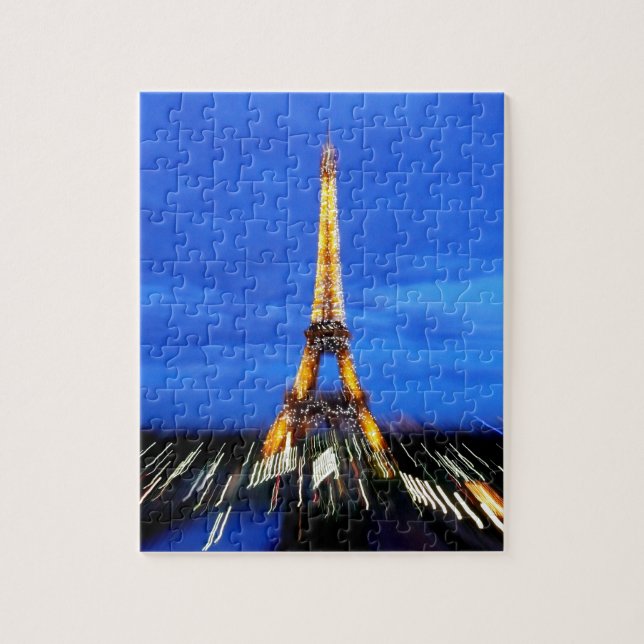 Quebra-cabeça Torre Eiffel Paris França (Vertical)