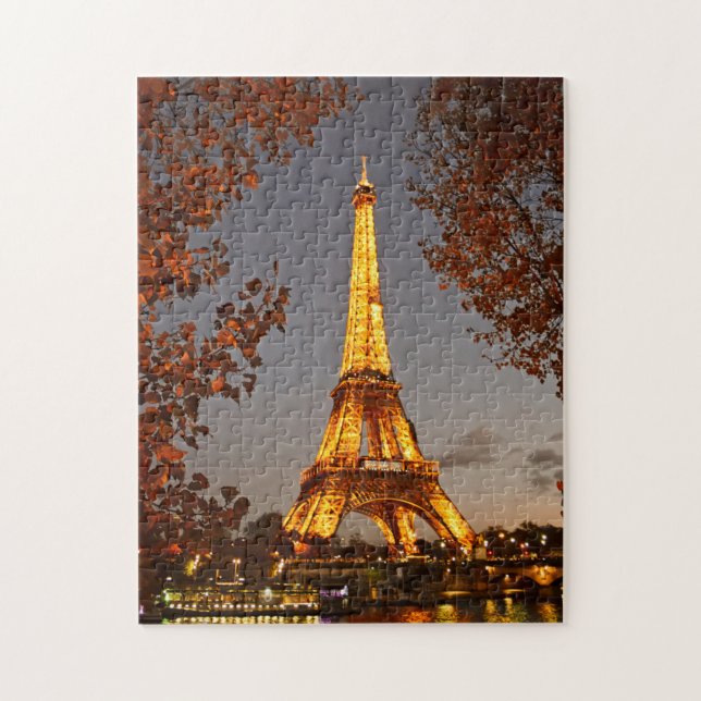 Quebra-cabeça Torre Eiffel - Paris - França - 11x14 - 252 pc (Vertical)