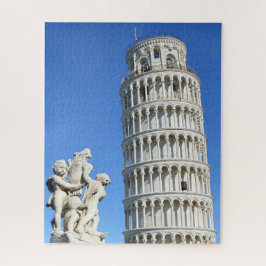 Quebra-cabeça Torre inclinada da estátua de Pisa e Putti