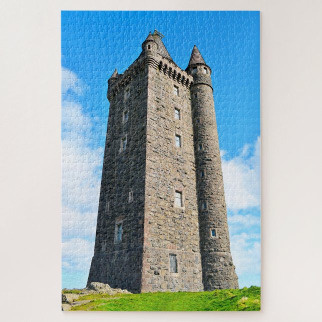 Quebra-cabeça Torre Scrabo Newtownards County Down Irlanda. (Vertical)