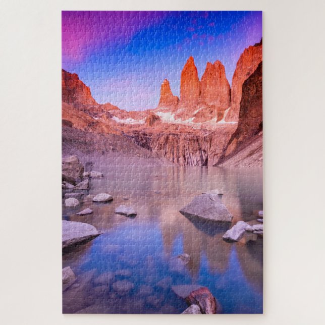 Quebra-cabeça Torres del Paine, Patagônia (Vertical)