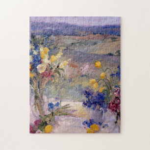 Quebra-cabeça Toscânia floral