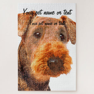 Quebra-cabeça Totalmente Adorável, Cão Airedale Terrier