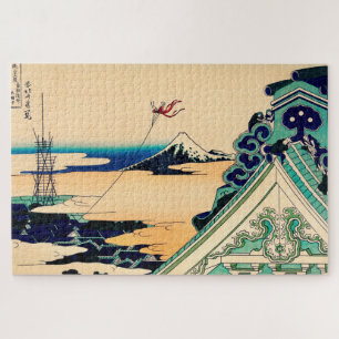Quebra-cabeça Toto Asakusa Honganji por Katsushika Hokusai