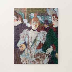 Quebra-cabeça Toulouse-Lautrec - La Goulue chegando ao Rouge