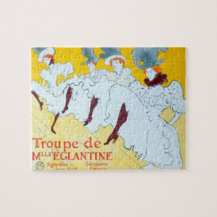Quebra-cabeça Toulouse Lautrec Yellow Dancing Girl Poster