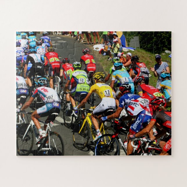 Quebra-cabeça Tour de France Yellow Jersey 2010 (Horizontal)