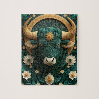 Quebra-cabeça Touro Zodiac Quilling de Papel