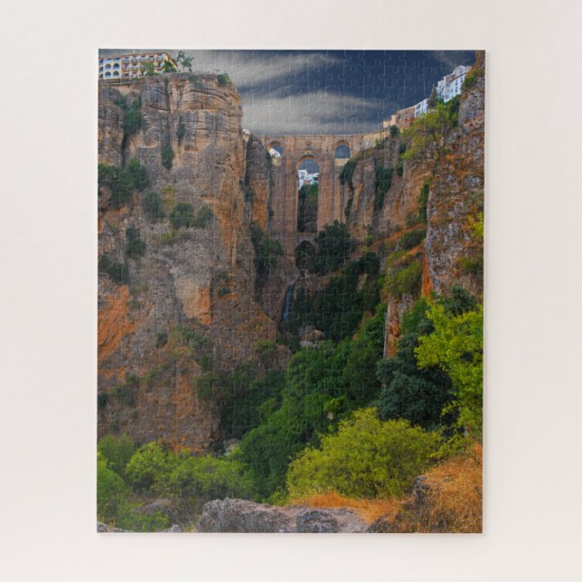 Quebra-cabeça Towering From Above - Ronda, Espanha (Vertical)
