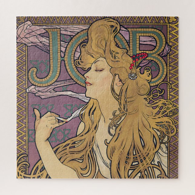 Quebra-cabeça Trabalho (1896) de Alphonse Mucha (Vertical)