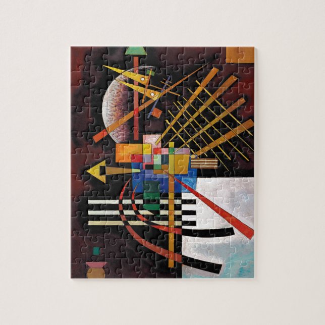 Quebra-cabeça Trabalho de arte Clássico de Pintura de Abstrato K (Vertical)