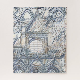 Quebra-cabeça Trabalho de arte da Catedral de Siena Toscana