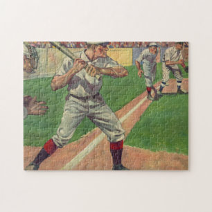 Quebra-cabeça Trabalho de arte de jogo Vintage Baseball (1909)