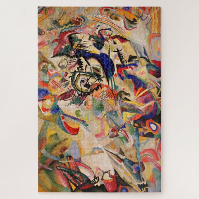 Quebra-cabeça Trabalho de arte de pintura de Abstrato moderno Ka (Vertical)