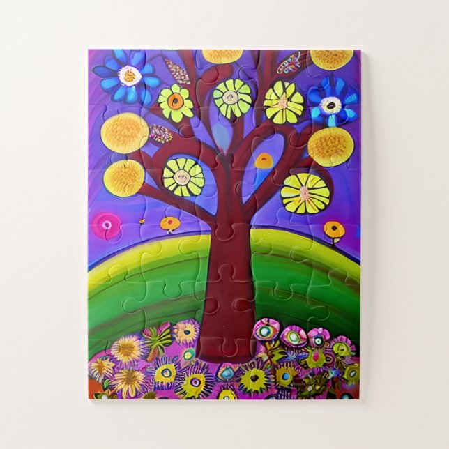 Quebra-cabeça Trabalho de arte elegante | Manter em contato (Vertical)